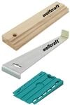wolfcraft Geling-Set zum Laminat- und Designboden verlegen I 6975000 I Zugeisen,