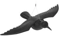 Taubenschreck Rabe Gartenfigur (57x40x13 cm)