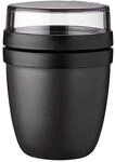 Mepal - M&uuml;slibecher Ellipse - 300 ml - Nordic black | Praktischer...