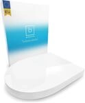 Benkstein&reg; Toilettendeckel mit Absenkautomatik D-Form wei&szlig; &ndash; antibakterieller WC