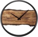 NeXtime 3263BR Wanduhr, Braun, 45cm