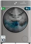 Cecotec Waschmaschine 9 kg Bolero DressCode 9800 Inverter Steel A