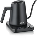 GRAEF Pour-Over Wasserkocher GK502, Temperatureinstellung & Timer,
