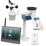 Bresser Wetterstation Funk mit Au&szlig;ensensor - solarbetrieben - und