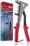 Novus 59043 Blindnietmutternzange N-140, Ger&auml;tek&ouml;rper aus Aluminium und Stahl,