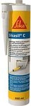 Sika - Sikasil C - Sanit&auml;r Silikon f&uuml;r Bad und K&uuml;che - Betongrau - Kartusche 300ml