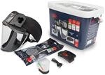 JSP POWERCAP ACTIVE IP PAPR Atemschutzmaske - Filter & Aufprallschutz-Visier - 8h