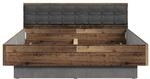 FORTE Clif Bettanlage, Liegefl&auml;che 180 x 200 cm, Holzwerkstoff, Old &ndash; Wood...