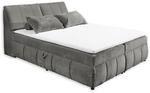 VALENCIA 5 Boxbett 160x200 in Graphit - Bequemes Doppelbett mit Bettkasten &