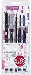 Tombow LS-BEG Lettering Set "Beginner" 5 Stifte mit Radierer, inklusive...
