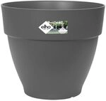 Elho Vibia Campana Rund 65 - Blumentopf f&uuml;r Au&szlig;en - &Oslash; 65.0 x H 56.0 - Anthrazit