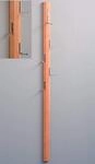 M2 Kollektion 736817 Garderobe / Wandgarderobe mit Klapphaken Palo, Echtholz