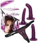 Bad Kitty Exotic Wear Strap-On purple Set, 1 St&uuml;ck