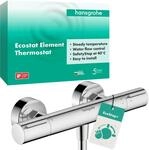 hansgrohe Ecostat Element - Duschthermostat Aufputz mit EcoStop+, Duscharmatur mit