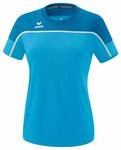 Erima Damen Change by Funktionelles T-Shirt (1082323), Curacao/Mykonos/wei&szlig;, 34