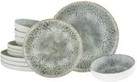 CreaTable, 21622, Serie Uno Volcano, 12-teiliges Geschirrset, Teller Set aus