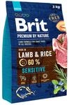 Brit Premium by Nature Sensitive Lamm Trockenfutter f&uuml;r Erwachsene Hunde,