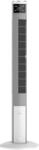 Be Cool Turmventilator 121 cm &ndash; 3 Geschwindigkeiten, Oszillation, LED-Display,