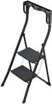 Hailo K77 ComfortLine Klapptritt - 2-stufige Trittleiter aus Stahl mit