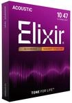 Elixir&reg; Saiten 80/20 Bronze 12-saiter Akustik-Gitarrensaiten mit NANOWEB&reg;