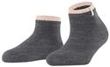 FALKE Damen Socken Cosy Plush W Sso Alpakawolle gemustert 1 Paar, Grau Grey Melange
