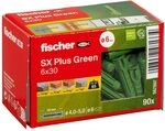 fischer Spreizd&uuml;bel SX Plus Green 6 x 30, Schachtel mit 90 nachhaltigen...