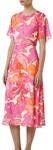 Comma Midi-Kleid mit All-Over-Print