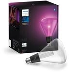 Philips Hue Lightguide smarte Lampe, Edison Form, ST70, wei&szlig;es und farbiges...