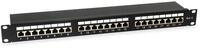 Equip Patchpanel 24x RJ45 Cat6 19" 1HE schwarz