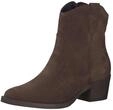 Tamaris Lederstiefeletten Damen Stiefel Modestiefel Mocca braun