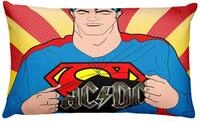 YXYLQ American Super Hero Printed Thin Linen Pillowcase Superman Home Pillow