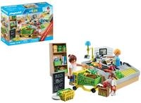PLAYMOBIL MyLife Promo Pack 71648 Bio-Supermarkt, inklusive Kasse mit...