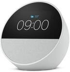 Amazon Echo Spot (neueste generation), smarter Wecker mit sattem Klang, Wei&szlig;,...