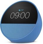 Amazon Echo Spot (neueste generation), smarter Wecker mit sattem Klang, Blau,...