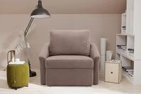 DOMO. collection Sessel Relax, Dauerschl&auml;fer, Boxspring Sofa mit Schlaffunktion,