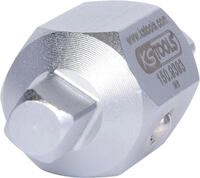 KS Tools 150.9393 Steckn&uuml;sse f&uuml;r &Ouml;lablassschrauben, 4-kant