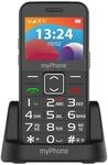 myPhone Halo 3 LTE Seniorenhandy mit Ladestation, 4G, SOS-Taste, gro&szlig;e Tasten, gut