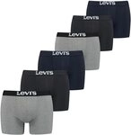Levi’s Einfarbige Basic-Boxerslips, atmungsaktive Herrenunterwäsche aus Levi’s Einfarbige Basic-Boxerslips, atmungsaktive Herrenunterwäsche aus
