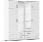 Rauch Kemi Dreht&uuml;renschrank/Kleiderschrank/Schrank 8-t&uuml;rig mit Spiegel, Holz,