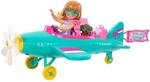 Barbie Chelsea Flugzeug Puppe und Spielset - Pilotenpuppe, Flugzeug, H&uuml;ndchen und