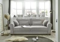 Schlafsofa mit Schlaffunktion und Bettkasten, Cord-Optik, ausziehbar, Modell