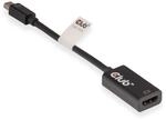 Club 3D CAC-2170 Mini Displayport 1.2 auf HDMI 2.0 UHD Aktiver Schwarz