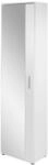 byLIVING Spiegelschrank Jakob, Eint&uuml;riger Hochschrank mit Spiegelt&uuml;r, Wei&szlig;