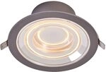 LEDVANCE DECOR FIL DL ECHO Downlight 166mm, silber, 7W, 650lm, kabellos, modernes