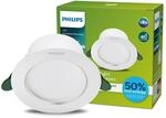 Philips ultraeffizienter Einbauspot (4,8 W), Downlight Deckenleuchte mit &oslash; 125 mm