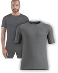 ODLO Thermounterw&auml;sche Herren Merino 200 I Merino Unterw&auml;sche Herren I Kurzarm