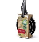Moneta Eden Pfannen-Set, 20-24-28 cm, aus recyceltem Aluminium, hergestellt in