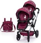 Bayer Design 26723AA Zwillingspuppenwagen Twin XEO mit Tasche und Sonnendach,