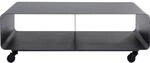 Kare Design Lowboard Lounge M, Grau, 30x90x42 cm, Sideboard, TV-Board, Stahl Gestell,