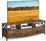 VASAGLE TV-Schrank, Lowboard f&uuml;r Fernseher bis zu 65 Zoll, 147 cm lang, Fernsehtisch